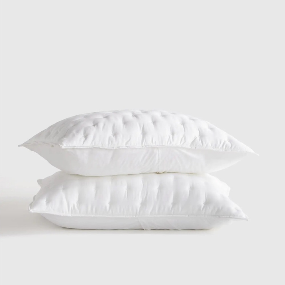 QUINCE Bamboo Dream Quilted Sham Set King White